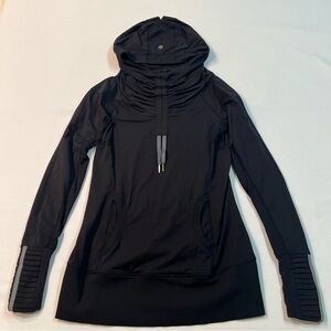 Lululemon Run Stay On Course Pullover Size 6 Black